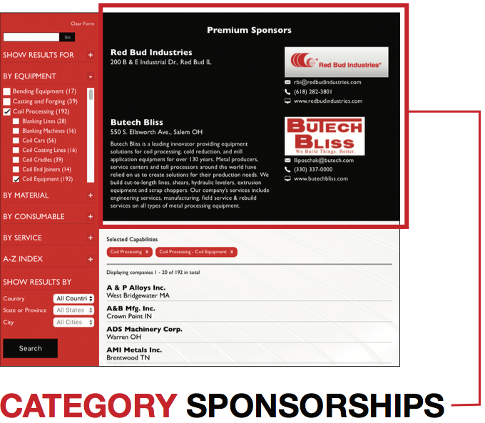 Category Sponsorships